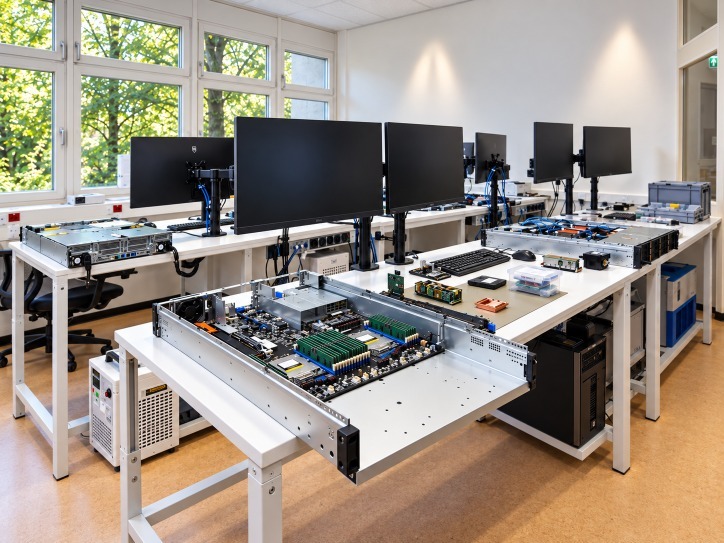 CoreCooling server testing laboratory